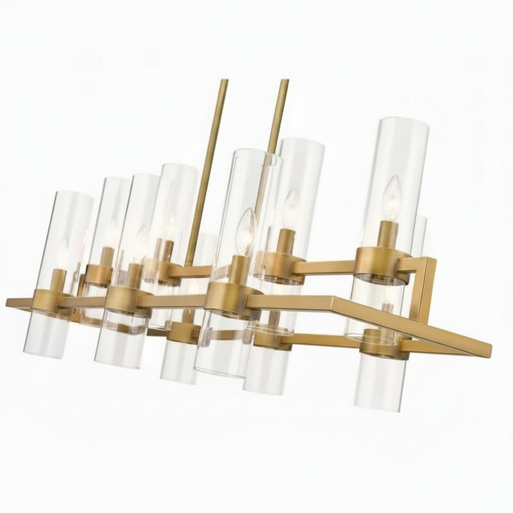 Bria Art Rectangle Chandelier - kimoylights