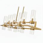 Bria Art Rectangle Chandelier - kimoylights