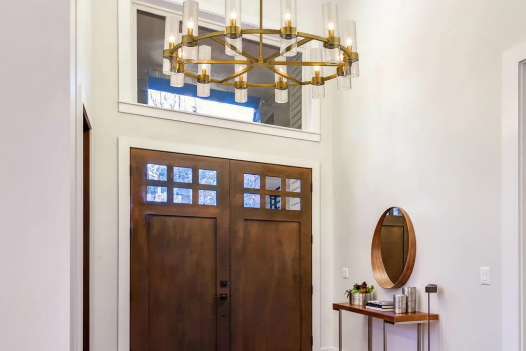 Bria Art Round Chandelier - kimoylights
