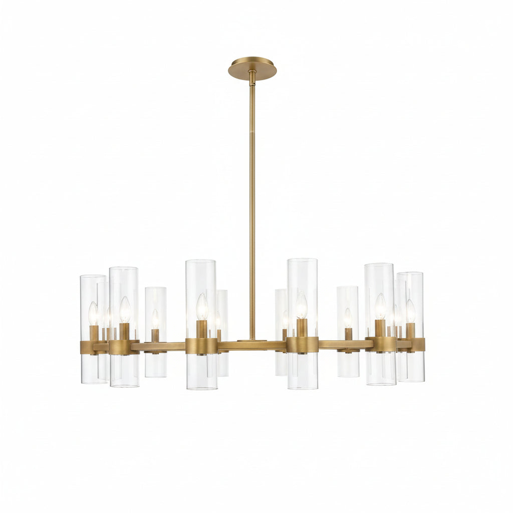 Bria Art Round Chandelier- kimoylights