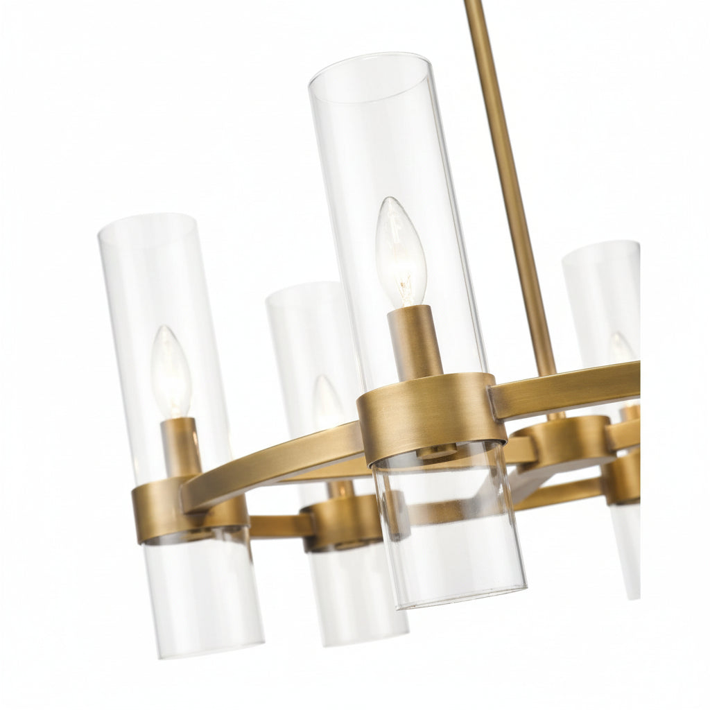 Bria Art Round Chandelier - kimoylights