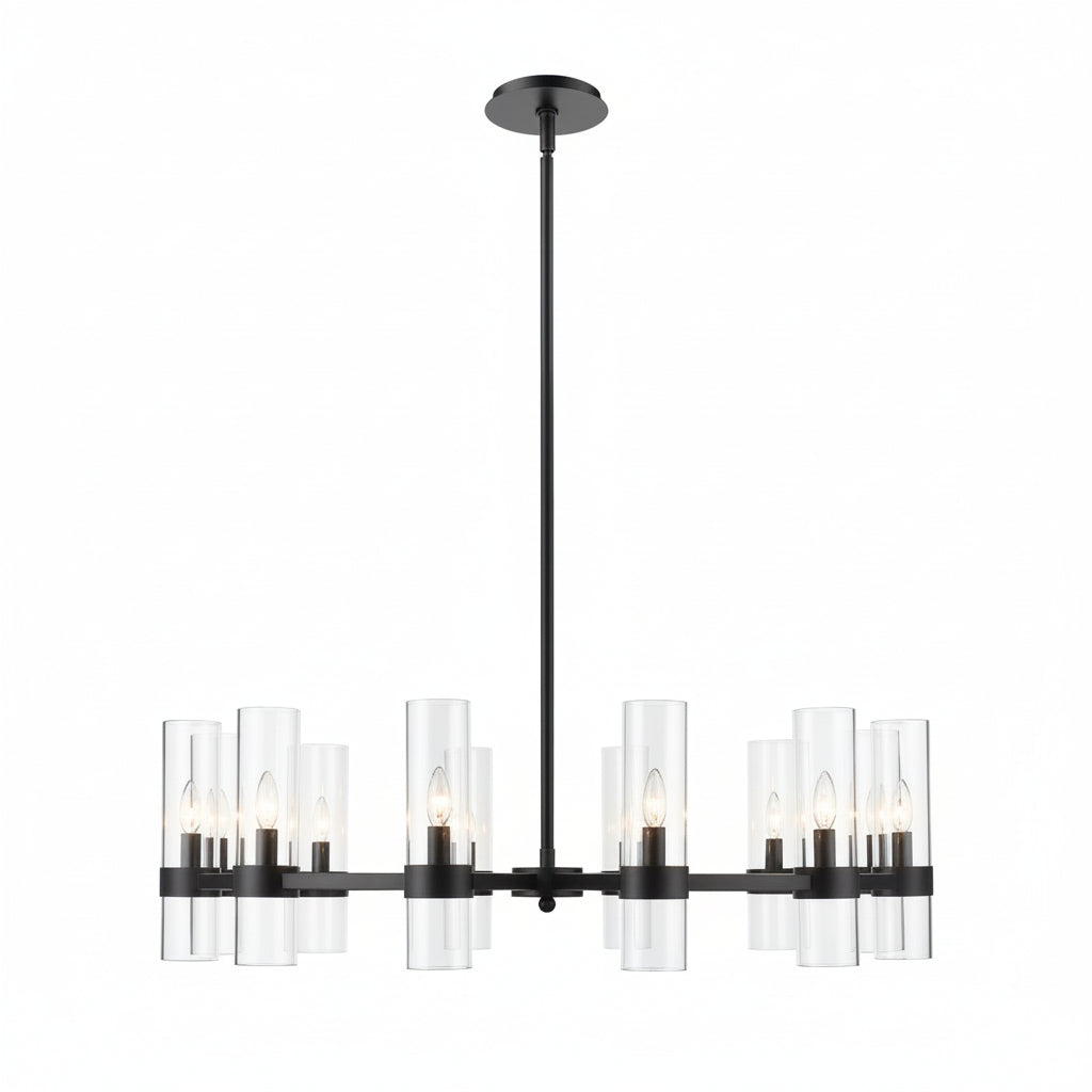 Bria Art Round Chandelier - kimoylights