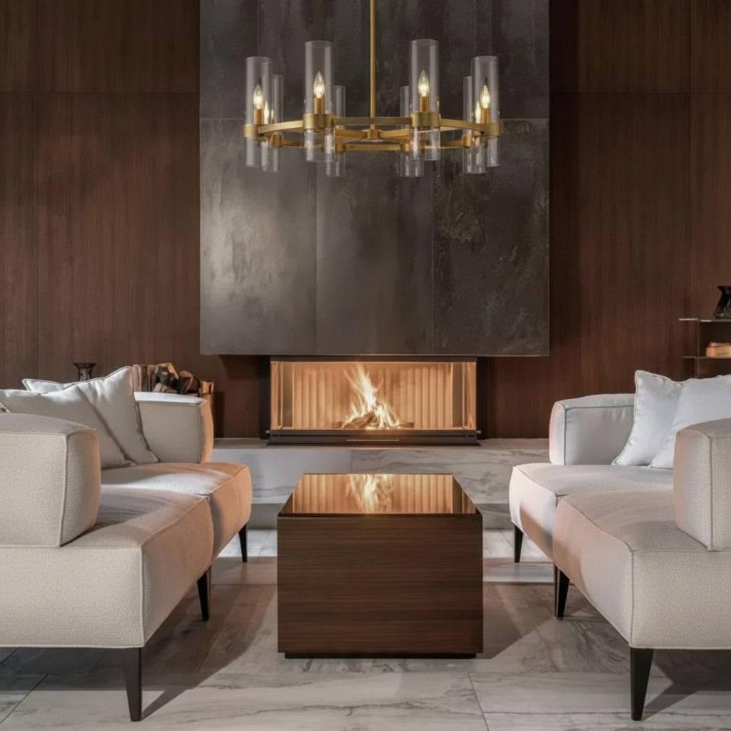 Bria Art Round Chandelier - kimoylights