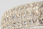 Brilliant Round Crystal Multi-Ring Chandelier-kimoylights