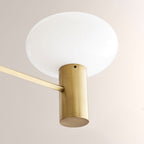 Broad Two-Layer Round Chandelier