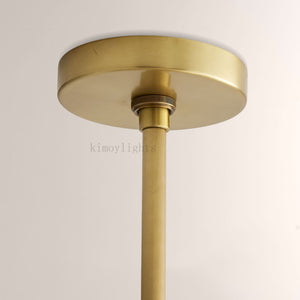Broad Two-Layer Round Chandelier