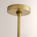 Broad Two-Layer Round Chandelier