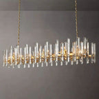 Brous Prism Linear Chandelier 72"