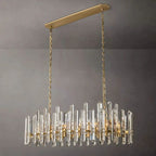 Brous Prism Linear Chandelier 54"
