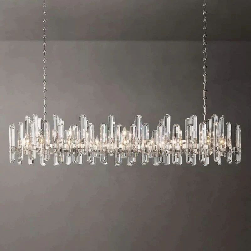 Brous Prism Linear Chandelier 72"