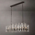 Brous Prism Linear Chandelier 54"