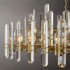 Brous Prism Linear Chandelier 72"