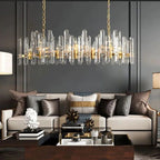 Brous Prism Linear Chandelier 72"