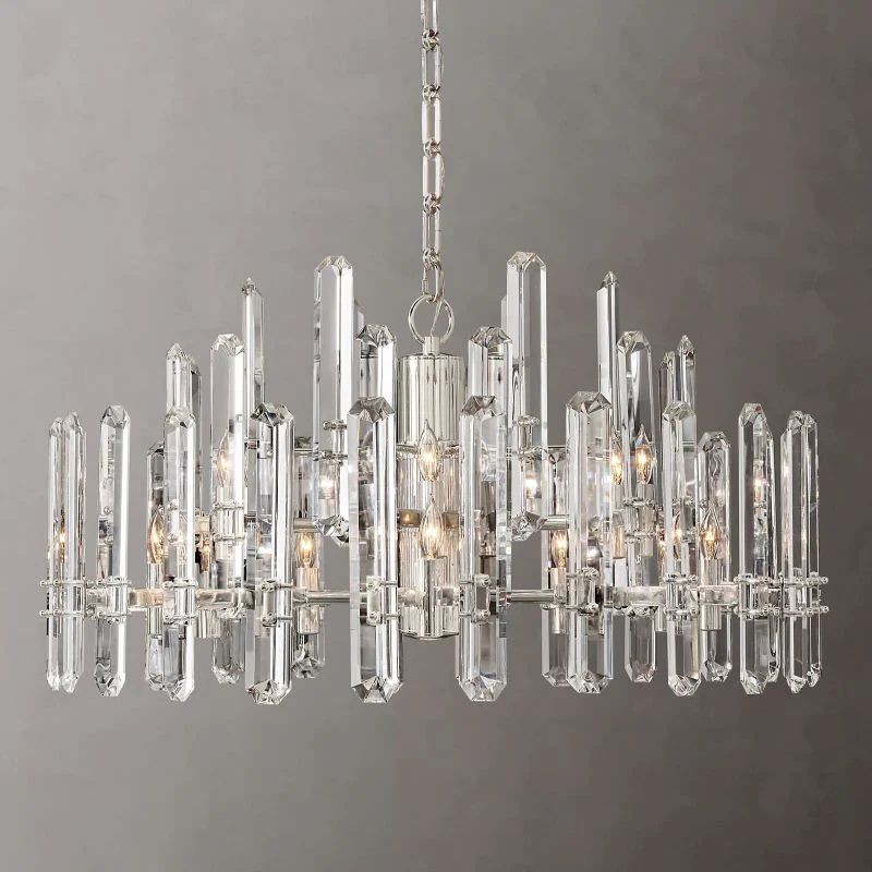 Brous Prism Round Chandelier 36"