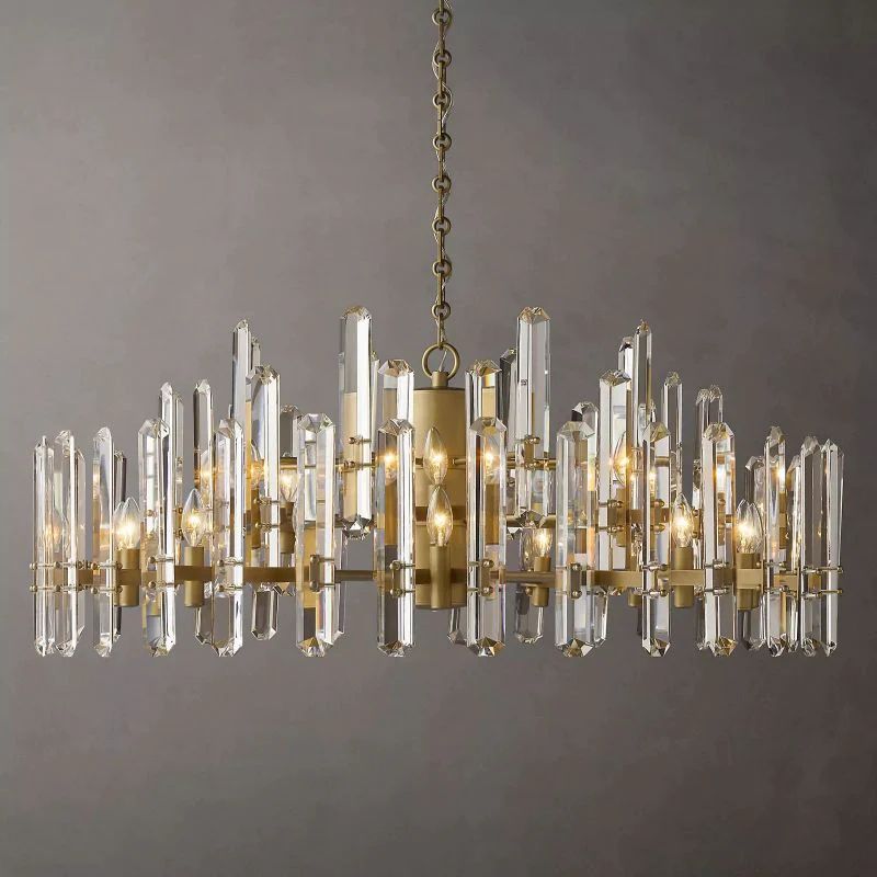 Brous Prism Round Chandelier 48"