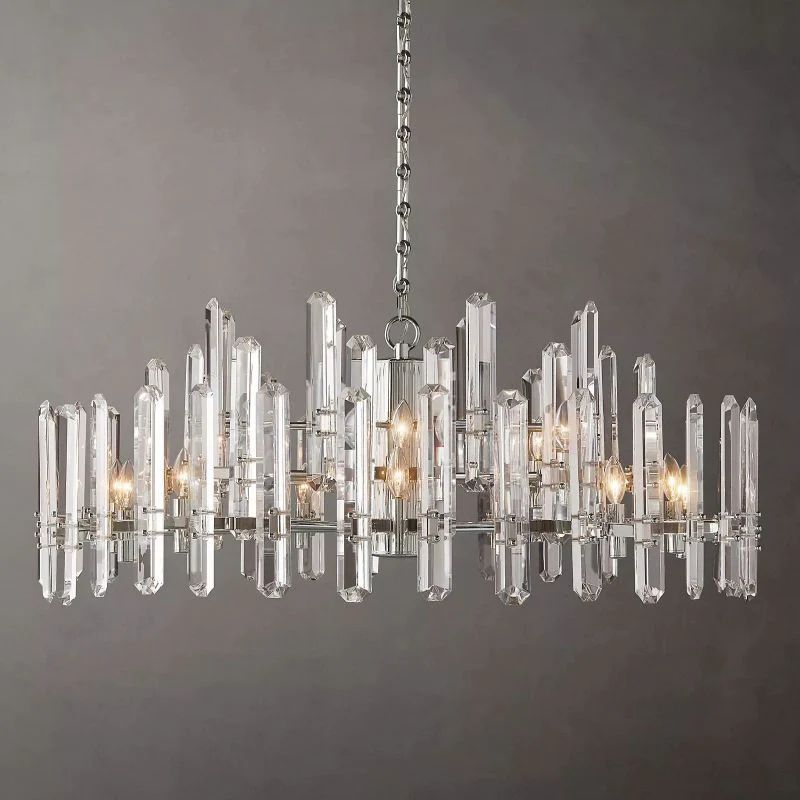 Brous Prism Round Chandelier 48"