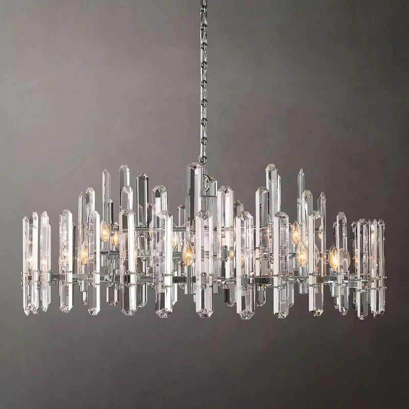 Brous Prism Round Chandelier 48"
