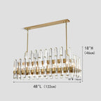 Browning Prism 28-Light Square Chandelier -kimoylights