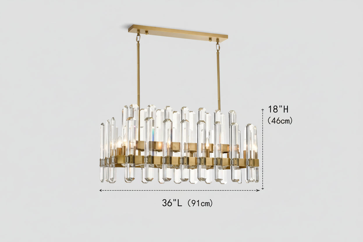 Browning Prism 28-Light Square Chandelier -kimoylights