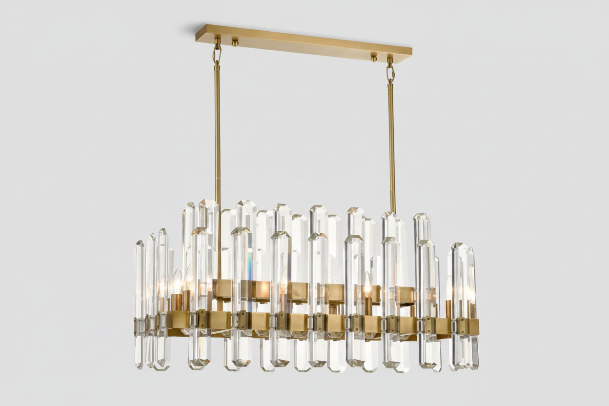 Browning Prism 28-Light Square Chandelier -kimoylights