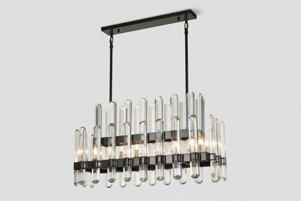 Browning Prism 28-Light Square Chandelier -kimoylights