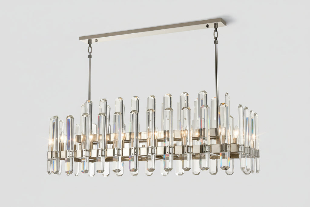 Browning Prism 28-Light Square Chandelier -kimoylights
