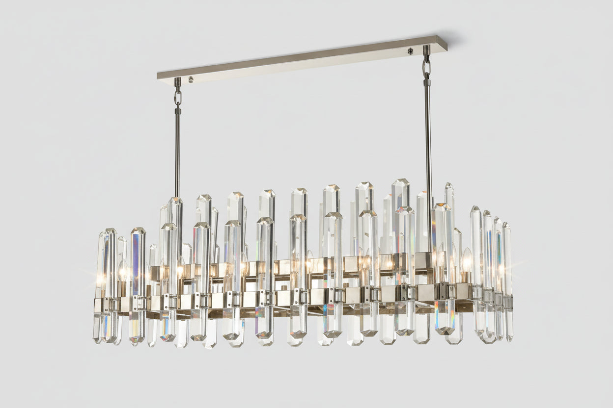 Browning Prism 28-Light Square Chandelier -kimoylights