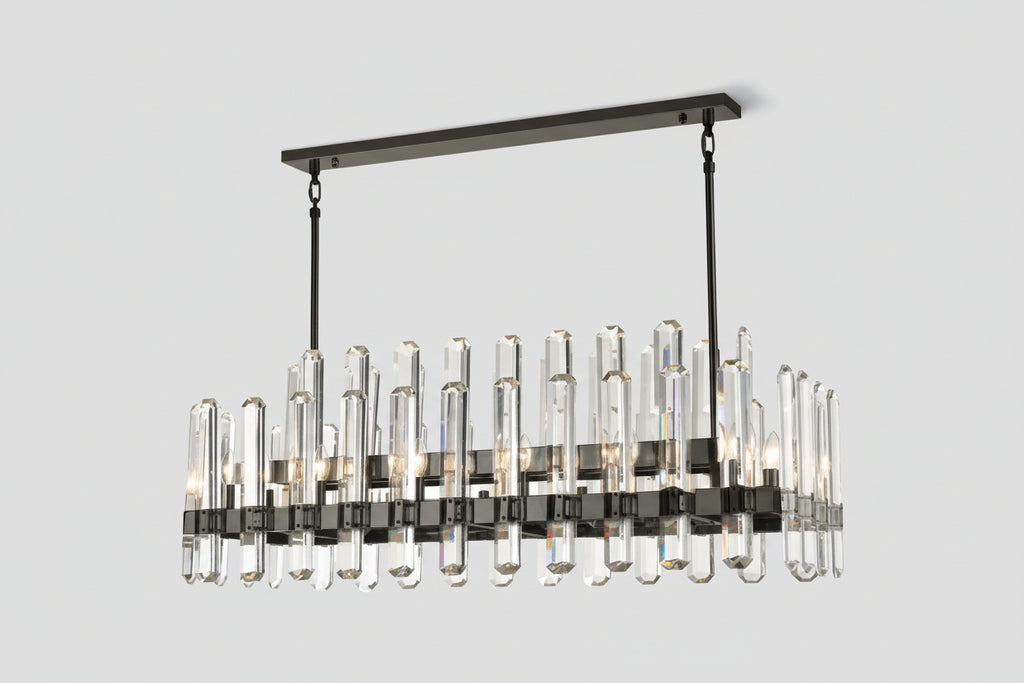 Browning Prism 28-Light Square Chandelier -kimoylights
