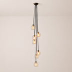 Bubora Clear Glass Cascade Pendant
