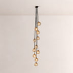 Bubora Clear Glass Cascade Pendant