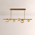 Bubora Clear Glass Linear Chandelier