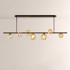 Bubora Clear Glass Linear Chandelier