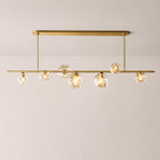 Bubora Clear Glass Linear Chandelier