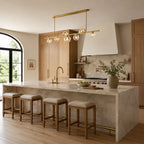 Bubora Clear Glass Linear Chandelier