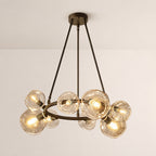 Bubora Clear Glass Round Chandelier