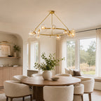 Bubora Clear Glass Round Chandelier