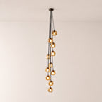 Bubora Smoke Glass Cascade Pendant