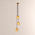 Bubora Smoke Glass Cascade Pendant