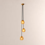 Bubora Smoke Glass Cascade Pendant