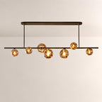 Bubora Smoke Glass Linear Chandelier