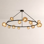 Bubora Smoke Glass Round Chandelier