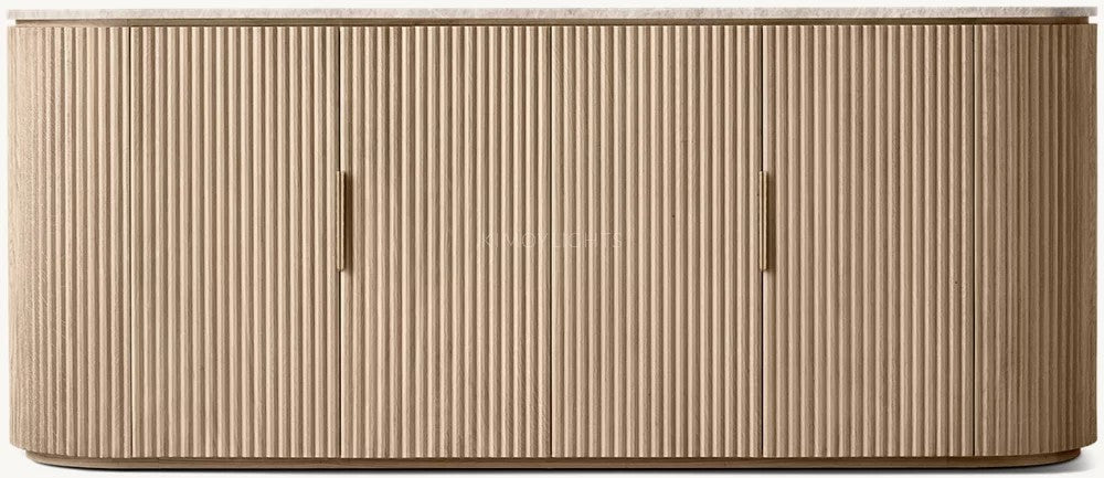 Byron Emperador 4-door Sideboard