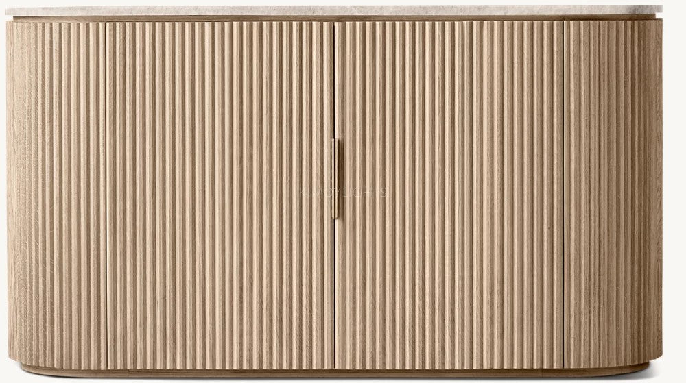 Byron Emperador Double-Door Sideboard