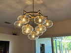 Cabrette Round Chandelier 36"