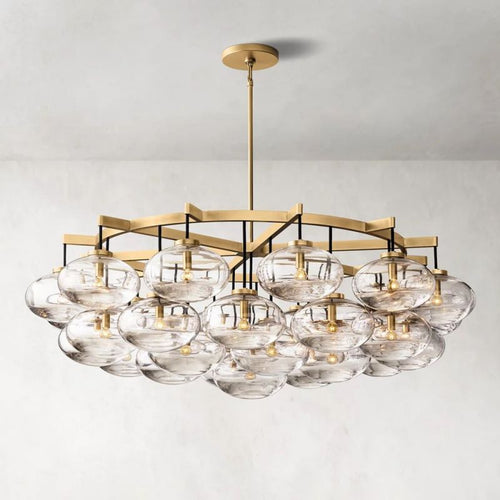 Cabrette Round  Living Room Chandelier 60"