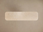 Caden Console Table in Wood and Stone Modern Design