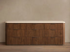 Caden Nine Drawer Dresser with Stone Top