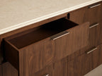 Caden Nine Drawer Dresser with Stone Top