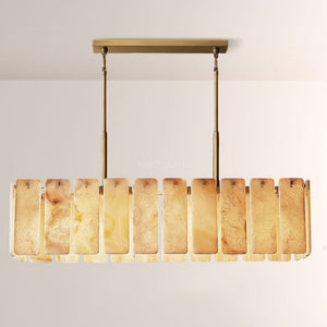 Calametta Onyx Rectangular Chandelier 60"