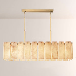 Calametta Onyx Rectangular Chandelier 60"